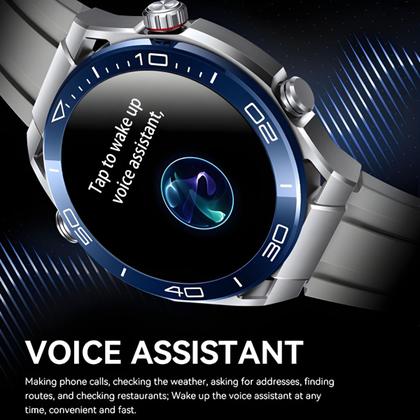 Imagem de Relogio Inteligente Masculino Smart Watch Redondo C/2 Pulseira Extra Android iOS Hw5 Max Original