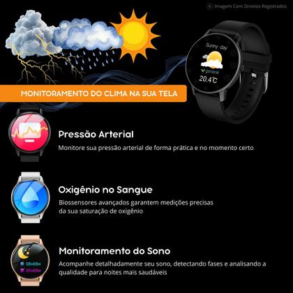Imagem de Relógio Inteligente Para Samsung Galaxy Note 20 Prata