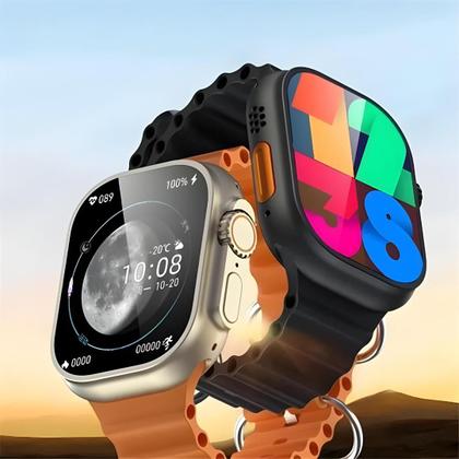 Imagem de Relógio inteligente S10 Ultra + lançamento Smartwach inteligente android e iOs Masculino Feminino 49mm 