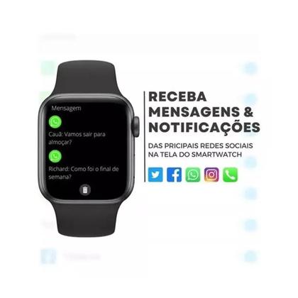 Imagem de Relógio inteligente smart watch digital HW12 41mm compatível android e ios