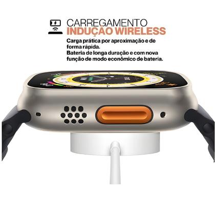 Imagem de Relógio Inteligente Smart Watch Ultra 3 AI 5G Chip Responde Mensagem TikTok ChatGpt Android iOS