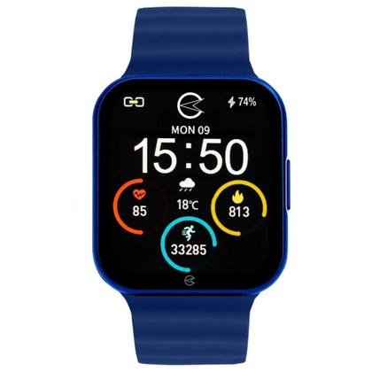 Imagem de Relógio Inteligente Smartwatch Champion C033 Ch50033A Branco Azul Unissex