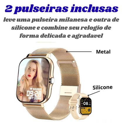 Imagem de Relogio Inteligente Smartwatch Gt20 Bluetooth Baixa Foto Faz Recebe Chamadas