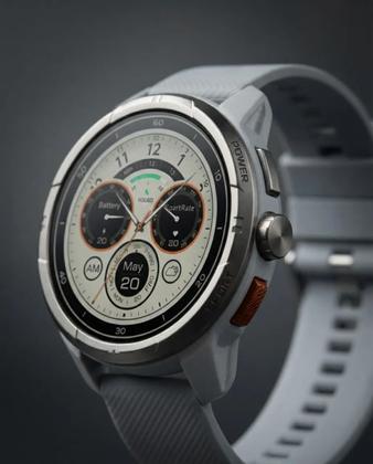 Imagem de Relógio Inteligente Smartwatch Haylou Solar Ultra Prata GPS Integrado AMOLED Chamadas 5ATM Saúde