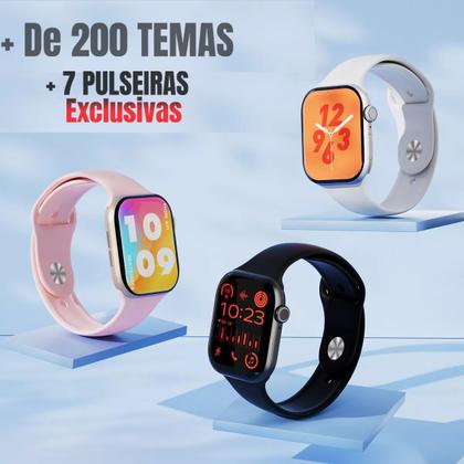 Imagem de Relógio Inteligente Smartwatch K9 Pro Max 7 Pulseiras A Prova D'gua Envio Imediato com Nota Fiscal Envio Já