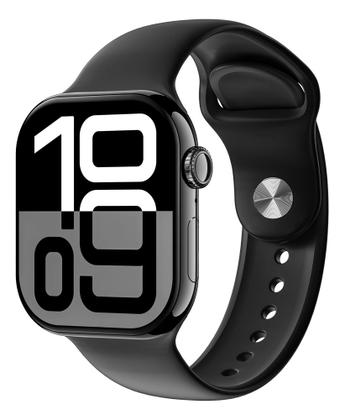 Imagem de Relógio inteligente Smartwatch Preto W10 X Lançamento com 2 pulseiras Esportivo para Android e iOs Masculino e Feminino