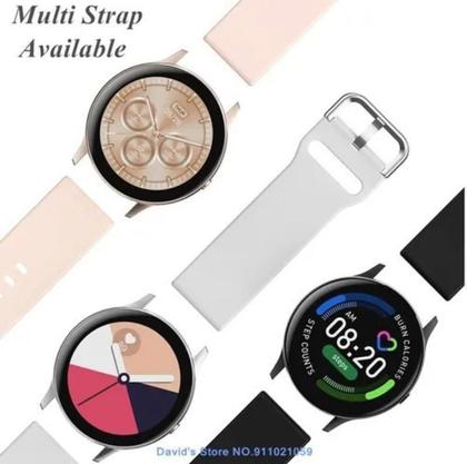 Imagem de Relogio Inteligente Smartwatch U18 Redondo Rosa Feminino Multi Funções de Esportes Android iOS