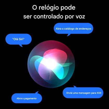 Imagem de Relogio Inteligente U4 Plus Serie 10 Tela Amoled Gps Nfc Assistente de Voz Siri Unissex Smart Watch