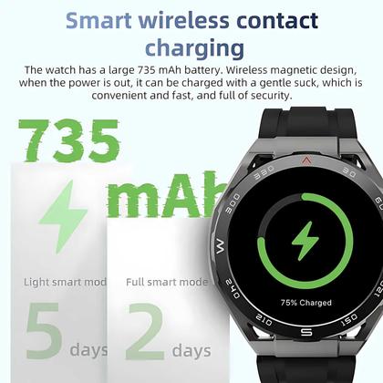 Imagem de Relógio inteligente Wearfit HW18 Chip 5G 64GB Câmera rotativa Celular de Pulso Wifi Smartwatch redondo com sistema Android integrado PlayStore