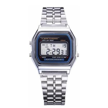 Imagem de Relógio Led De Pulso Digital Masculino Feminino - Prata