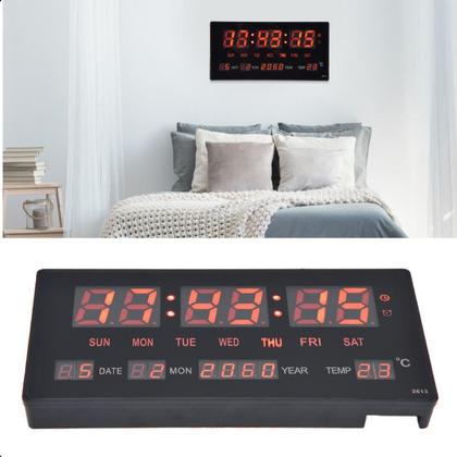 Imagem de Relógio LED Digital Grande Original com Calendário Pro