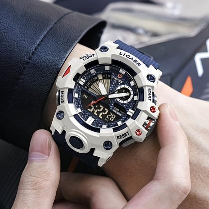 Imagem de Relógio LICARR Top Luxury - Cronômetro à Prova d'Água, Quartzo 9532