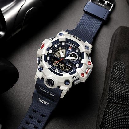 Imagem de Relógio LICARR Top Luxury - Cronômetro à Prova d'Água, Quartzo 9532