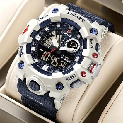 Imagem de Relógio LICARR Top Luxury - Cronômetro à Prova d'Água, Quartzo 9532