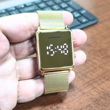 Imagem de Relógio Lince Feminino Digital Led Espelhado MDG4619L BXKX