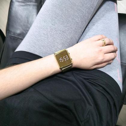 Imagem de Relógio Lince Feminino Digital Led Espelhado MDG4619L BXKX