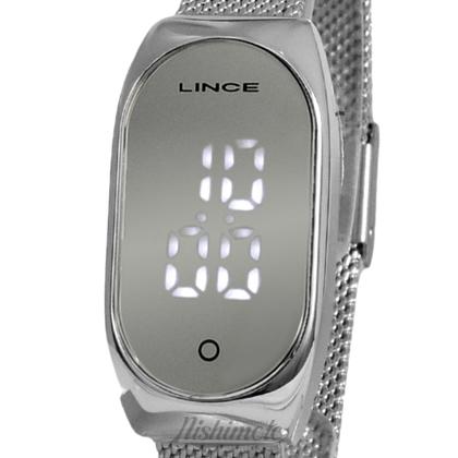Imagem de Relogio Lince Feminino Digital Led Original Prata