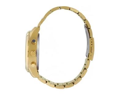 Imagem de Relogio Lince Masculino digital e analógico dourado preto Anadigi prova dagua banhado folheado MAG4489L P1KX