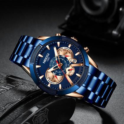 Imagem de Relógio Masculino Analógico Cronógrafo Casual Nibosi 2379
