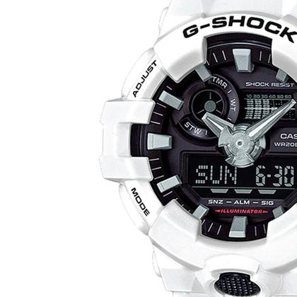 Imagem de Relógio Masculino Casio Branco - GA-700-7ADR