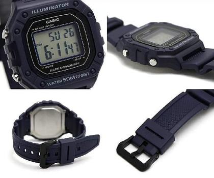 Imagem de Relógio Masculino Casio Digital Azul Standard W-218H-2Avdf