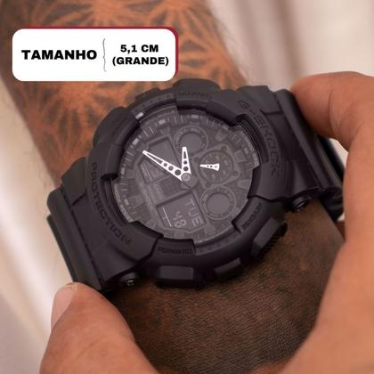 Imagem de Relógio Masculino Casio G-Shock Anadigi Preto GA-100-1A1DR