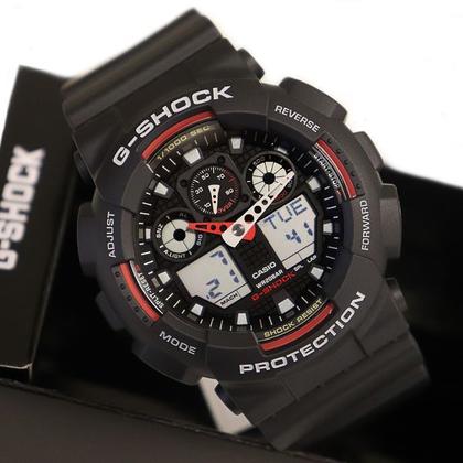 Relógio Masculino Casio G-Shock Preto GA-100-1A4DR - Relógio