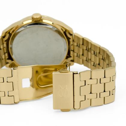 Imagem de Relógio Masculino Champion Dourado Aço Inoxidável Mostrador Branco Original Reisstente à Água CA31220H