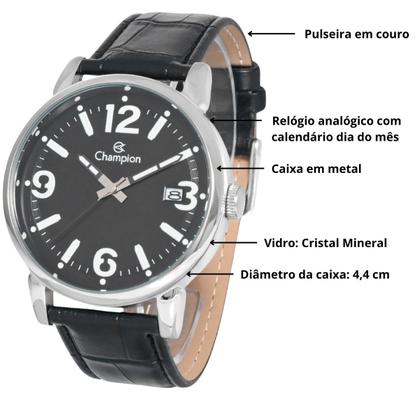 Imagem de Relógio Masculino Champion Original Analógico Calendário