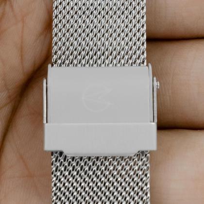 Imagem de Relógio Masculino Champion Prata Aço Inoxidável Mostrador Branco Original Resistente à Água CN21434Q