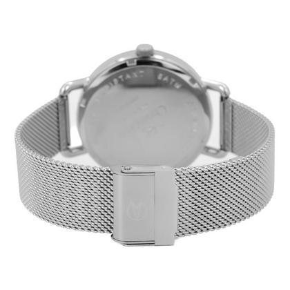 Imagem de Relógio Masculino Champion Prata Aço Inoxidável Mostrador Branco Original Resistente à Água CN21434Q