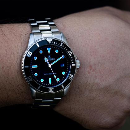 Imagem de Relógio Masculino Champion Prata Aço Mostrador Preto Original Resistente à Água RCHCA31266T