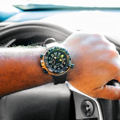 Relógio Masculino Citizen Aqualand Marine Eco-Drive TZ30740P