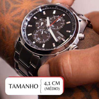 Imagem de Relógio Masculino Citizen Prata Cronógrafo Eco Drive TZ30240T