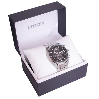 Imagem de Relógio Masculino Citizen Prata Cronógrafo Eco Drive TZ30240T
