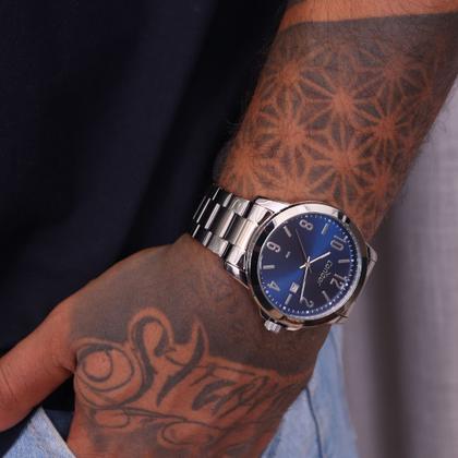 Imagem de Relógio Masculino Condor Analógico Prata CO2115NAQ/K4A + Kit