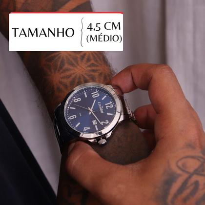 Imagem de Relógio Masculino Condor Analógico Prata CO2115NAQ/K4A + Kit