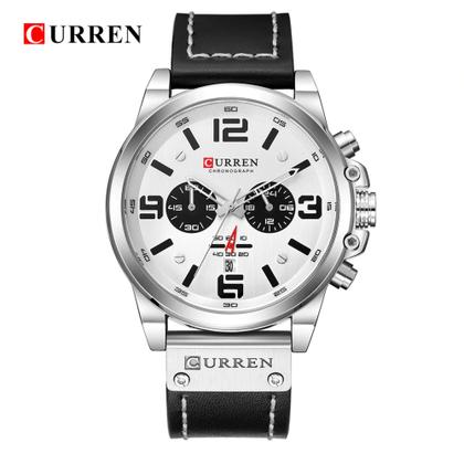 Imagem de Relógio Masculino Curren 8314 Original Importado Funcional Couro