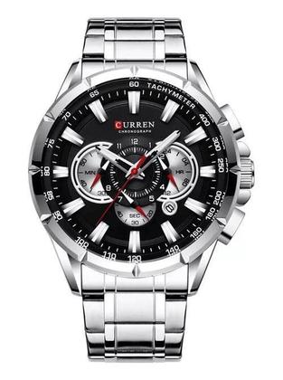 Imagem de Relógio Masculino Curren 8363 Analógico Prata/ul