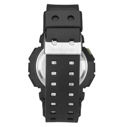 Imagem de Relógio Masculino Digital De Pulso Preto com Pulseira de Silicone à Prova D Água Resistente Shock Redondo Esportivo Surf Mormaii