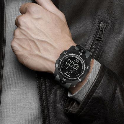 Imagem de Relógio Masculino Digital Esportivo De Pulso com Pulseira de Silicone à Prova D' Água Camuflado Militar Tático Mormaii