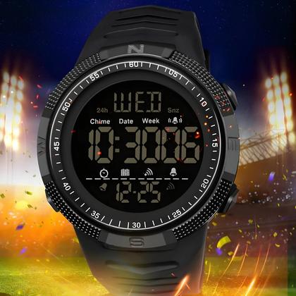 Imagem de Relógio Masculino Digital Esportivo Militar SANDA - À Prova de Choque e Água