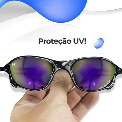 Imagem de relogio masculino digital prova dagua camuflado + oculos sol + cordão proteção uv esportivo prata