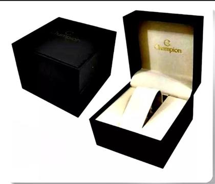 Imagem de Relógio Masculino Dourado Champion Quartz  caixa S Line Fundo Verde