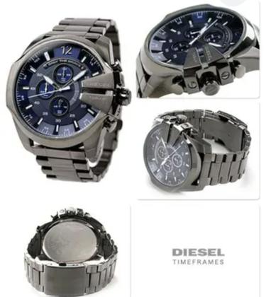 Imagem de Relógio Masculino Dz4329 Mega Chumbo Card, Manual, NotaF, O MELHOR