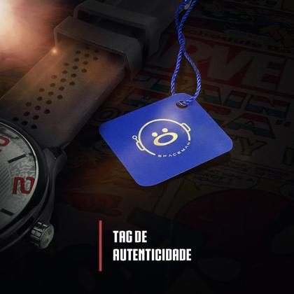 Imagem de relogio masculino infantil preto homem aranha aço presente heroi menino ajustavel adolescente qualidade premium