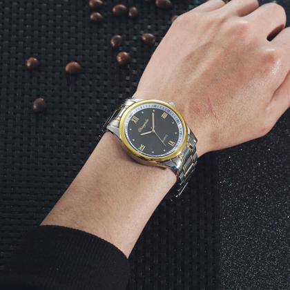 Imagem de Relógio Masculino Luxo Chaoyada Quartzo Com Estojo Analógico