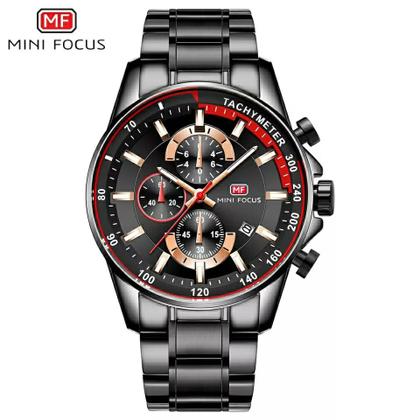 Imagem de Relógio Masculino Mini Focus 0218 Inoxidável Luxo