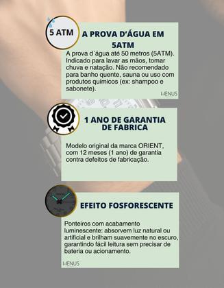 Imagem de Relógio Masculino Moderno De Pulso Orient Original