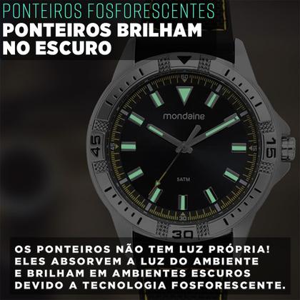Imagem de Relógio Masculino Mondaine Prata Original 1 Ano De Garantia